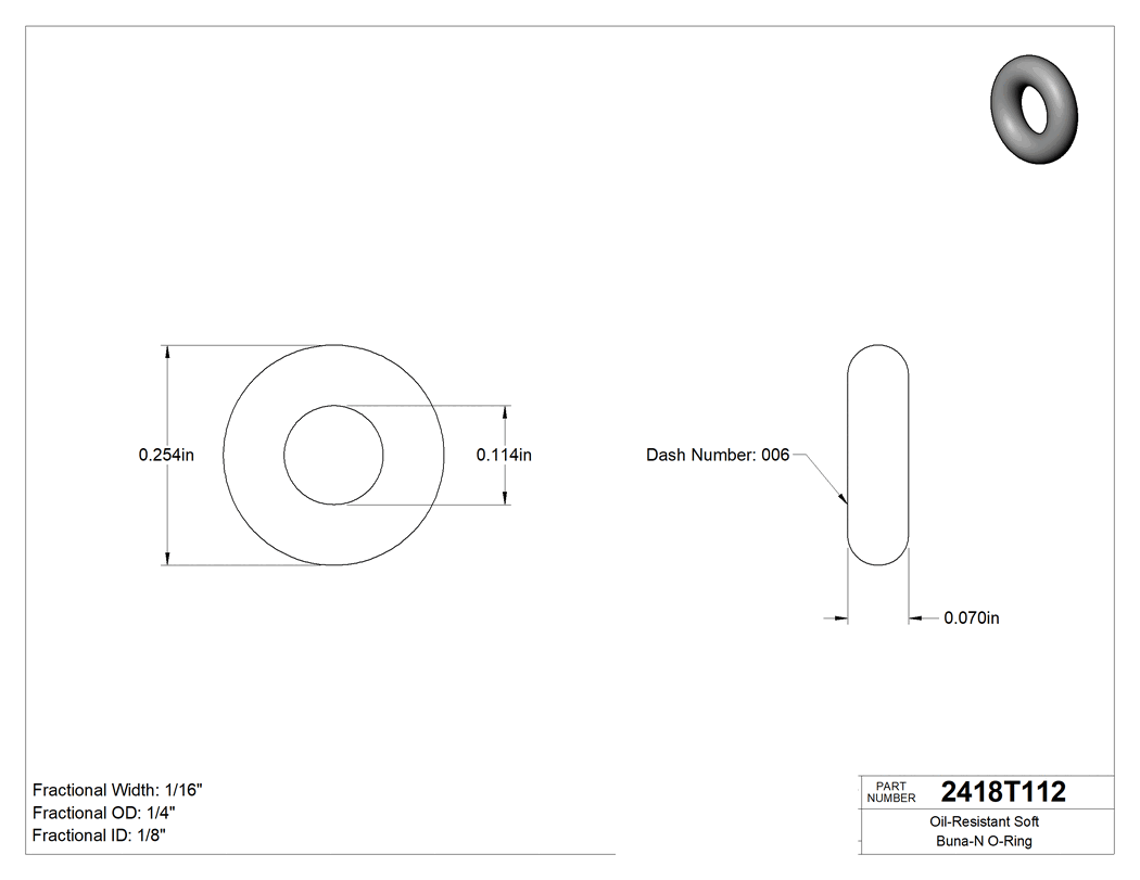 Technical drawing - 2418T112